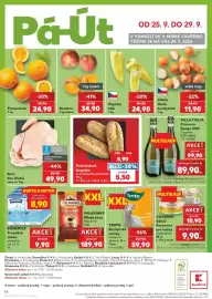 Kaufland leták týden 39 Strana 48: Podmáslová bagetka €5,50, Paprika bílá €24,90