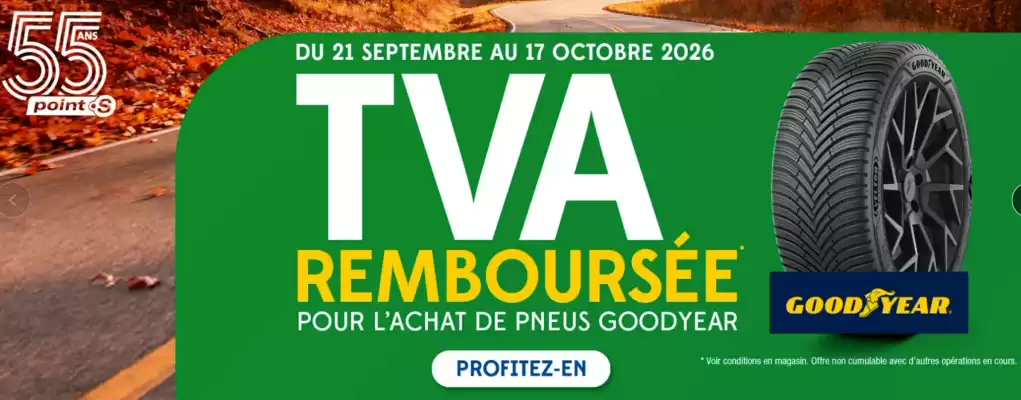 Point S (valable jusqu'au 17-10)