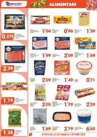 Volantino Rosa Cash Pagina 6: Norita salmone norvegese €1,69, Beretta salamini aperi bag classico €2,09