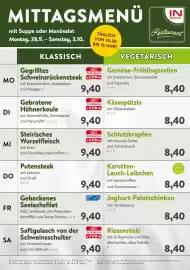 Interspar Restaurant Flugblatt woche 40 Seite 1