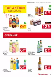 Transgourmet Flugblatt woche 40 Seite 19: Quality Sirup €12,49, Budweiser Budvar (CZ) €0,99