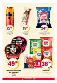 Coop Extra kundeavis uke 39 Side 19: Maarud poppet popcorn €24,40, Kinder Crispy €19,90
