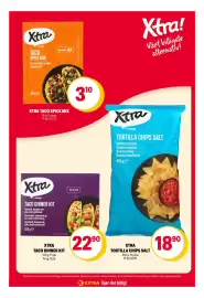 Coop Extra kundeavis uke 39 Side 20: Xtra taco spice mix €3,10, Xtra taco dinner kit €22,90
