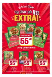 Coop Extra kundeavis uke 39 Side 22: Fjordland Chicken Sweet Chili €55,00, Fjordla Brun laps €55,00