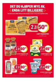 Coop Extra kundeavis uke 39 Side 28: Synnøve gårdsost skivet €45,00, Hatting havrebrød bjørn €60,00