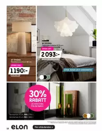 Elon reklamblad Sida 10: Bordslampa 30 cm €559,00