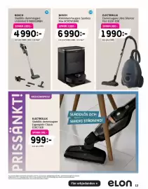 Elon reklamblad Sida 13: ELECTROLUX Sladdlös dammsugare Ergorapido Classic EERC73EB, Medlemspris €1,00