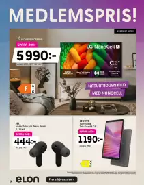 Elon reklamblad Sida 16: LG TV 65” 65NANO8EA6A €6.290,00, JBL In-ear hörlurar Wave Beam 2 - Black €790,00