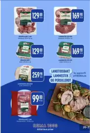 Rema 1000 kundeavis uke 39 Side 20: LAMMELÅR I SKIVER €169,90, FÅRIKÅLKJØTT €129,00