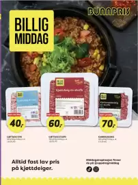 Bunnpris kundeavis uke 39 Side 5: KJØTTDEIG SVIN €40,00, KARBONADEDEIG €70,00