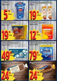 Supergrossen reklamblad vecka 39 Sida 7: Frökusar €24,95, Matlagningsgrädde €19,95