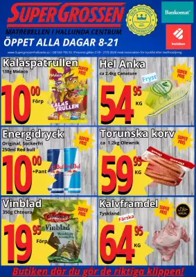 Supergrossen reklamblad (giltig till och med 28-09)