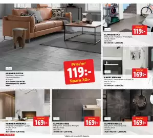 Jem&Fix reklamblad Sida 10: KAKEL MARINO €169,00, KLINKER BELIZE €169,00