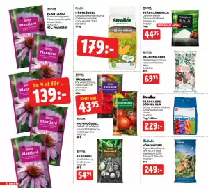 Jem&Fix reklamblad Sida 16: NATURGÖDSEL €43,95, TÄCKBARK €43,95