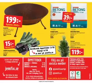 Jem&Fix reklamblad Sida 20: FINBETONG €39,00, GROVBETONG €39,00