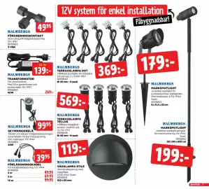 Jem&Fix reklamblad Sida 3: MALMBERGS FÖRLÄNGNINGSKABEL, MALMBERGS TRANSFORMATOR
