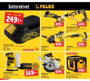 Jem&Fix reklamblad Sida 4: FOGSKÄRARE/MULTISLIP €499,00, EXCENTERSLIP €569,00