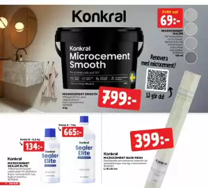 Jem&Fix reklamblad Sida 6: MICROCEMENT SEALER ELITE, MICROCEMENT KULÖR €69,00