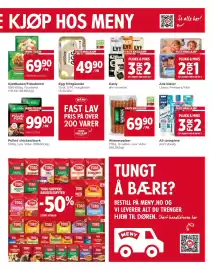 Meny kundeavis uke 39 Side 5: Leiv Vidar Wienerpølser €69,90, Fjordland Kjøttkaker/Fiskeboller €69,90