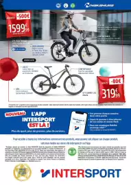 Catalogue Intersport page 5: VTT SUMMIT LTD €319,99, VTC ÉLECTRIQUE CROSSOVER XV LTD €1.599,99