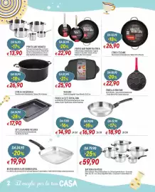 Volantino IperFamila Pagina 2: Pentolame Moneta Etnea €22,90, Griglia Rettangolare Stone Moneta €25,90