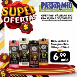Catálogo Supermercado Pastorinho Página 2: Beb. Láctea 3 Corações Sab. Whey €6,99