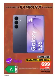 Power reklamblad vecka 39 Sida 20: Samsung Galaxy S26 €699,00