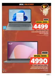 Power reklamblad vecka 39 Sida 23: Lenovo IdeaPad Slim 3 Bärbar dator €4.990,00, Lenovo IdeaPad Slim 3 Bärbar dator €4.499,00
