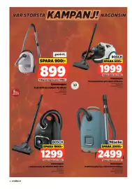 Power reklamblad vecka 39 Sida 36: Miele Dammsugare €2.499,00, Bosch dammsugare €1.299,00
