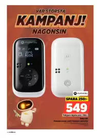 Power reklamblad vecka 39 Sida 46: Motorola Babvyakt €549,00