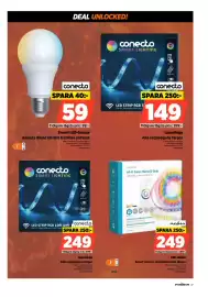 Power reklamblad vecka 39 Sida 47: Conecto smart led-lampa €59,00, Conecto ljusslinga €249,00
