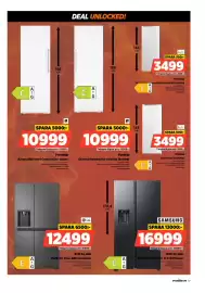 Power reklamblad vecka 39 Sida 57: LG Side by side €12.499,00, Samsung side by side €16.999,00
