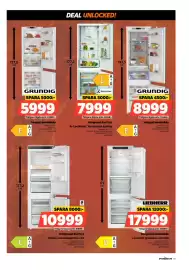 Power reklamblad vecka 39 Sida 61: Liebherr integrerat kombiskåp €17.999,00, Asko integrerad kyl/frys €10.999,00