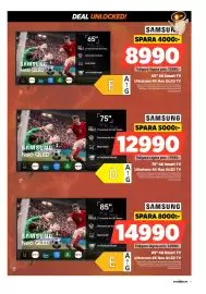 Power reklamblad vecka 39 Sida 7: Samsung 75" 4K Smart TV €12.990,00