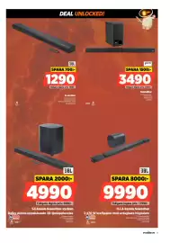 Power reklamblad vecka 39 Sida 9: Jbl 5.1-kanals soundbar-system €4.990,00, Jbl 11.1.4-kanals soundbar €9.990,00