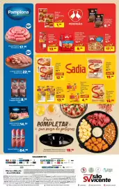 Catálogo Supermercados São Vicente Página 8: Salsicha hot dog €12,99, Linguiça calabresa tipo calabresa €13,99