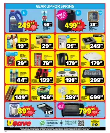 Usave catalogue Page 4: Xsentials Manual Microwave Oven €699,99, MR. GARDENER GARDEN HOSE WITH FITTINGS €169,99