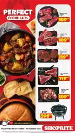 Shoprite catalogue Page 3: Beef T-Bone Steak €119,99, Butcher's Best Beef Blade €109,99