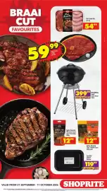 Shoprite catalogue Page 4: SuperValu's Best Pork Braai Box €54,99, Speckled Enamel Roaster €119,99