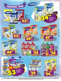 Shoprite catalogue Page 6: Purity 2nd Foods Just Add Water Baby Cereal with Milk €39,99, Purity Baby Cereal With Milk €61,99