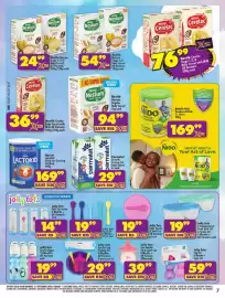 Shoprite catalogue Page 7: Nestlé Lactokid Drink for Growing Children €169,99, Nestlé Nestum Regular Baby Cereal €94,99