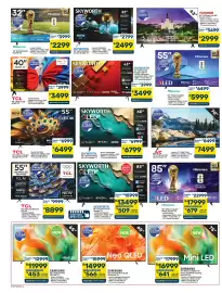 Pick n Pay Hypermarket catalogue Page 2: TCL 55" (140cm) QLED Google Smart TV €6.499,00, TCL 40" QLED TV €3.499,00
