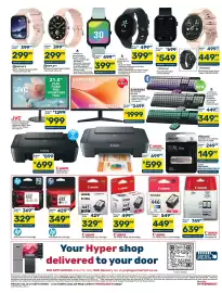Pick n Pay Hypermarket catalogue Page 4: Canon Pixma MG2541S 3-in-1 Printer €599,00, SAMSUNG 24" Full HD Monitor €1.999,00