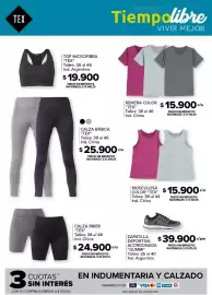 Catálogo Carrefour Página 11: Gummi zapatilla deportiva acordonada €39.900,00, Calza biker tex €24.900,00