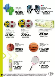 Catálogo Carrefour Página 16: Set de arco de fútbol desarmable 2 en 1 €21.900,00, Sigeos canillera sport/baja €6.900,00