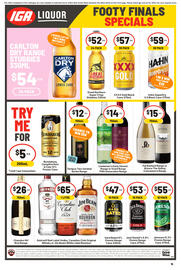 IGA catalogue week 39 Page 16: Smirnoff Red Label Vodka, Canadian Club Original Whisky or Jim Beam White Label Bourbon €65,00