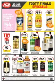 IGA catalogue week 39 Page 16: Smirnoff Red Label Vodka, Canadian Club Original Whisky or Jim Beam White Label Bourbon €65,00