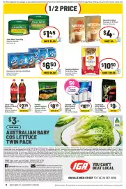 IGA catalogue week 39 Page 2: Sorbent 3 Ply Soft & Strong Toilet Tissue €16,50, Perfect Italiano Grated Cheese €8,10