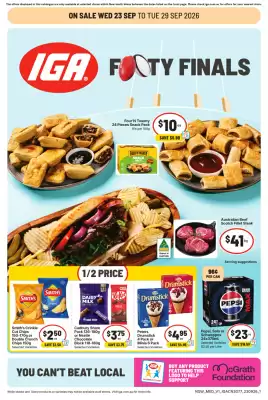 IGA catalogue (valid until 29-09)