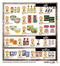 Supabarn catalogue week 39 Page 3: Tip Top Raisin Toast €4,50, Jarlsberg Cheese Slices €6,95